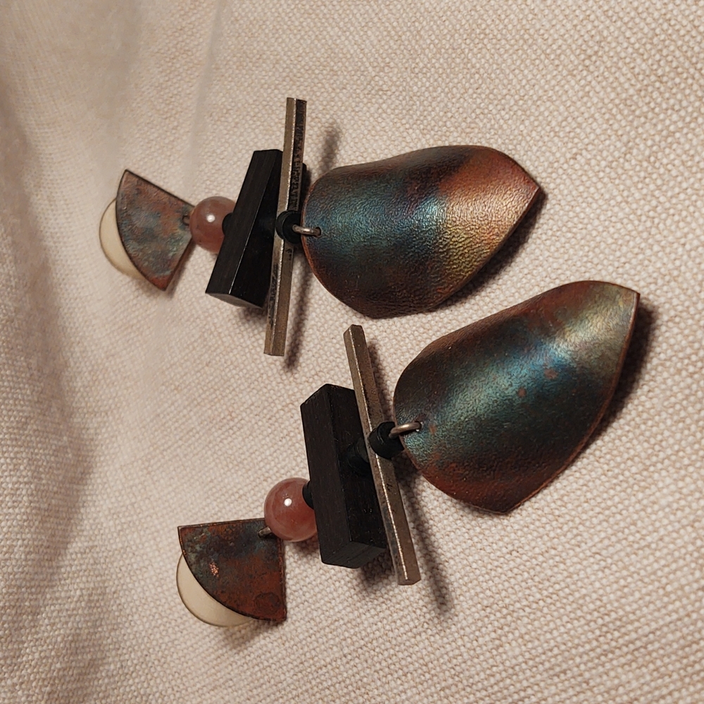 Women's Multi Media Earrings